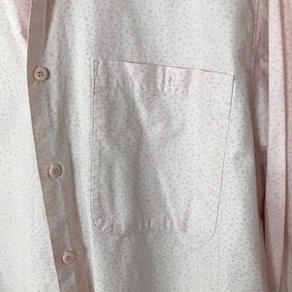 Vintage Organically Grown by Arpeja Peach 100% Cotton Women's Button Shirt SizeL - Picture 5 of 5